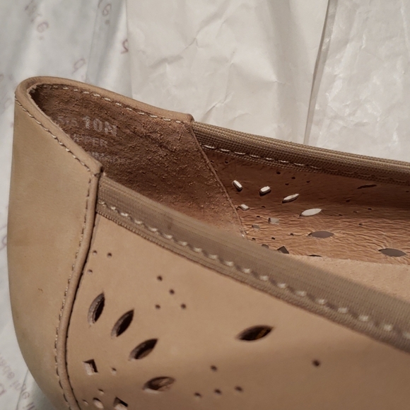 David Tate NEW Proud Perf Nubuck Leather Comfort Pumps Women's 10N Shoes SlipOn - Picture 11 of 13